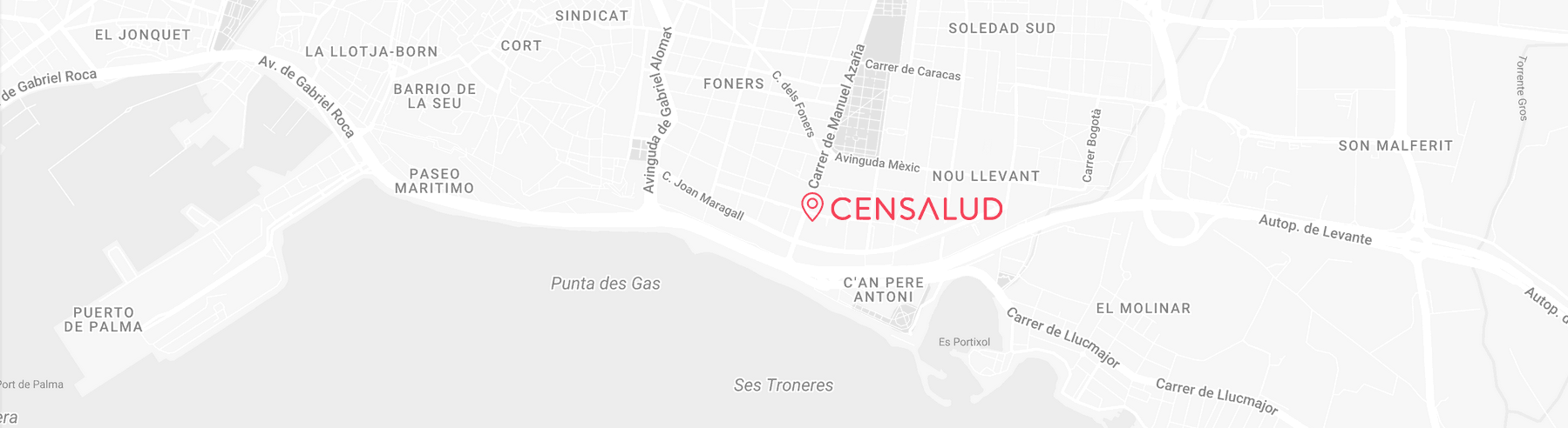 Mapa Palma de Mallorca
