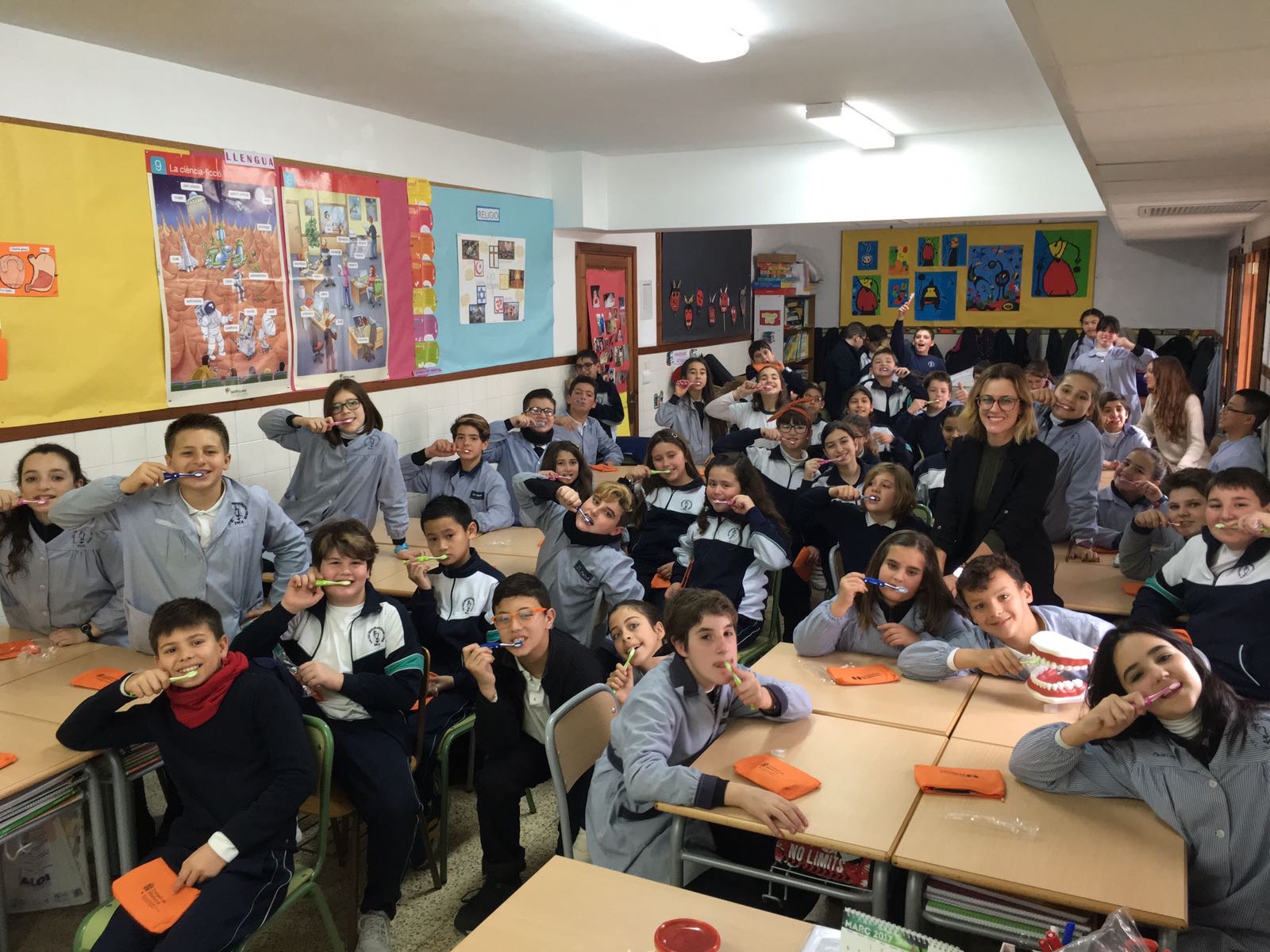 Salud dental, visita a los colegios de Inca y Sant Joan